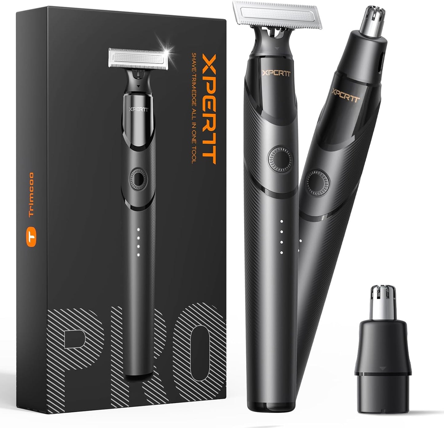 Trimcoo [2025 Upgraded] Body & Nose Hair Trimmer Kit - Everyday Use - image 1