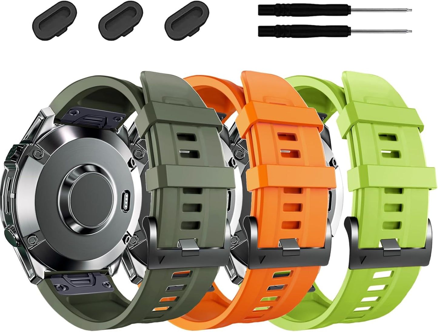 ZPJPPLX 26mm Compatible with Garmin Fenix 8 AMOLED 51mm/7X Pro/6X - image 6