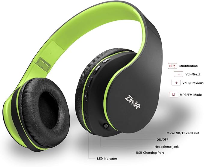 ZIHNIC Bluetooth Headphones Over-Ear - image 5