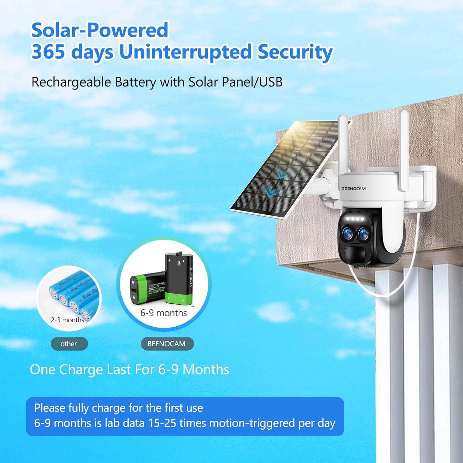 BEENOCAM [ 8X Zoom ] 4K 5Dbi Security Cameras Wireless Outdoor - image 4