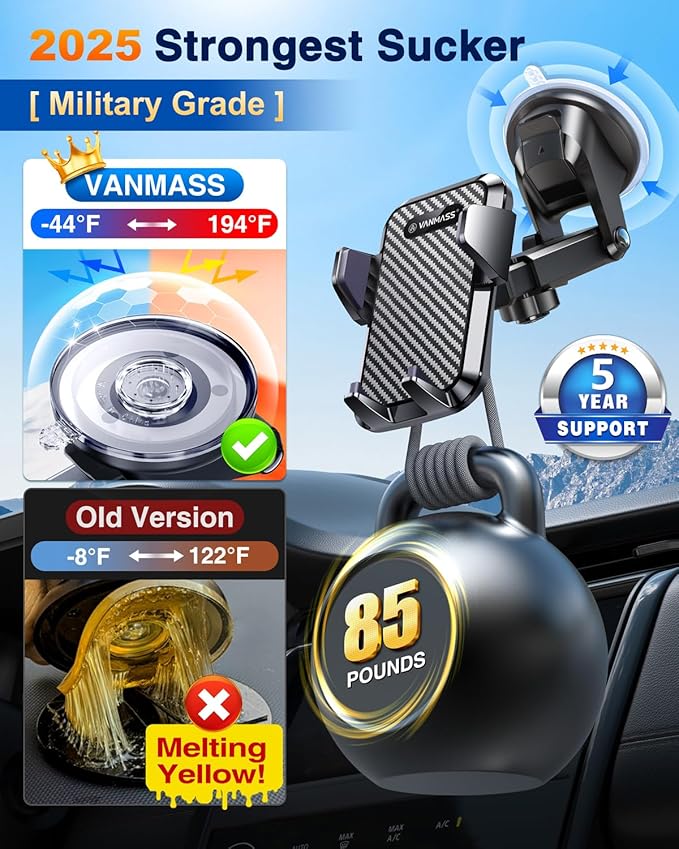 VANMASS 【85+LBS Strongest Suction & Military-Grade 2025 Ultimate Car - image 4