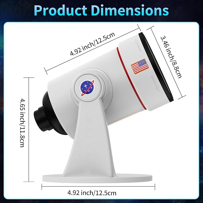 VanSmaGo [2025 Upgraded] Galaxy Projector - Comfort & Support - image 8