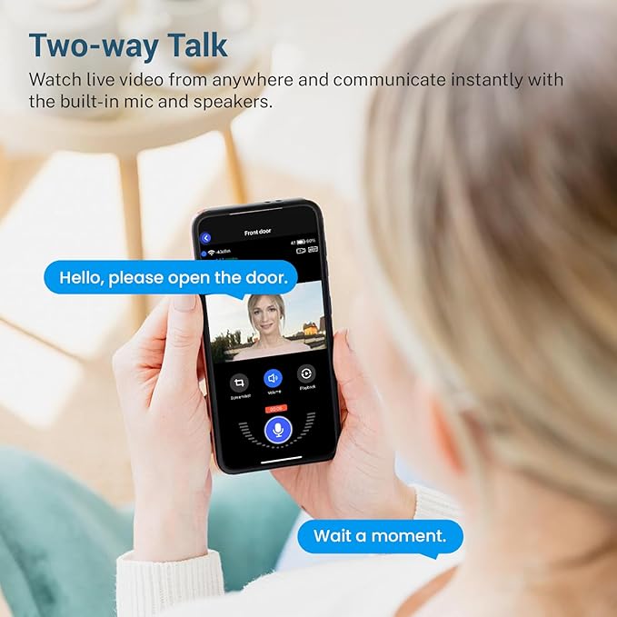 SearByte 1080p Wireless Smart Doorbell Camera with Doorbell Receiver - image 5