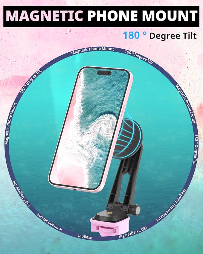 UBeesize Upgraded 12'' Ring Light with 62'' Tripod Stand and Magnetic - image 2