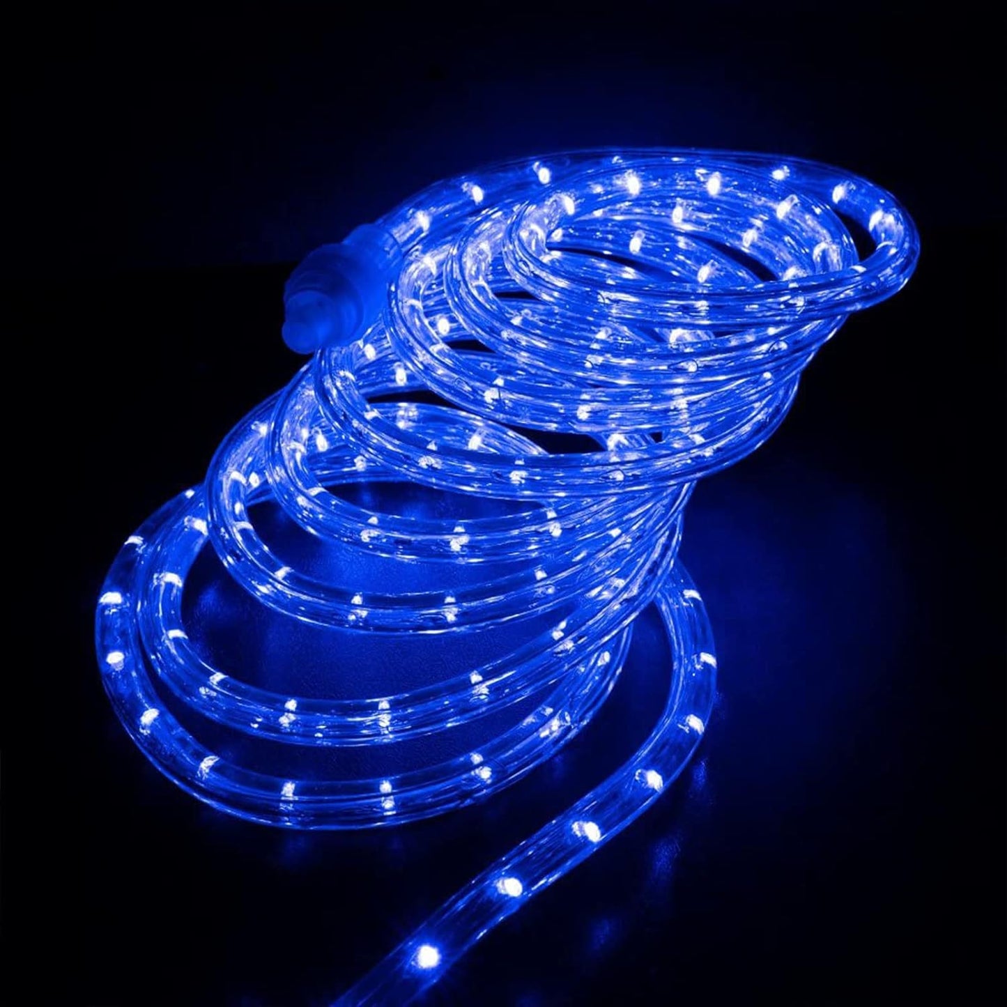 100ft LED Rope Lights Outdoor, 720 LED Connectable and Flexible Tube Lights with 8 Modes, Waterproof LED Rope Lighting for Garden, Patio, Bedroom, Party, Pool, Indoor Outdoor Xmas Decoration (Blue)