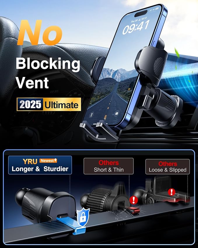 YRU True Military-Grade [360° Rotation Suction] 2025 Ultimate Car - image 4