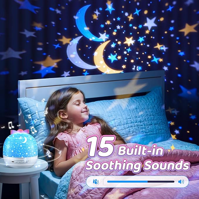 pikoy 【GIFTS PACKAGE】Unicorn Gifts for Girls NightLight 15 Films+10 - image 3