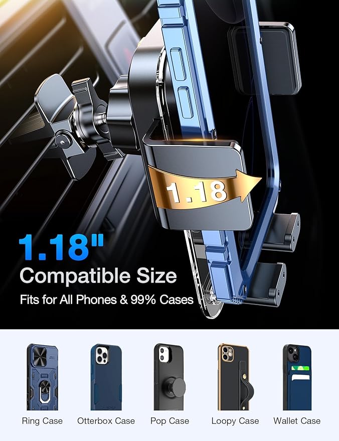 AKESEPE [Thick Cases Friendly [85+LBS Strongest Suction] Phone Holders - image 5