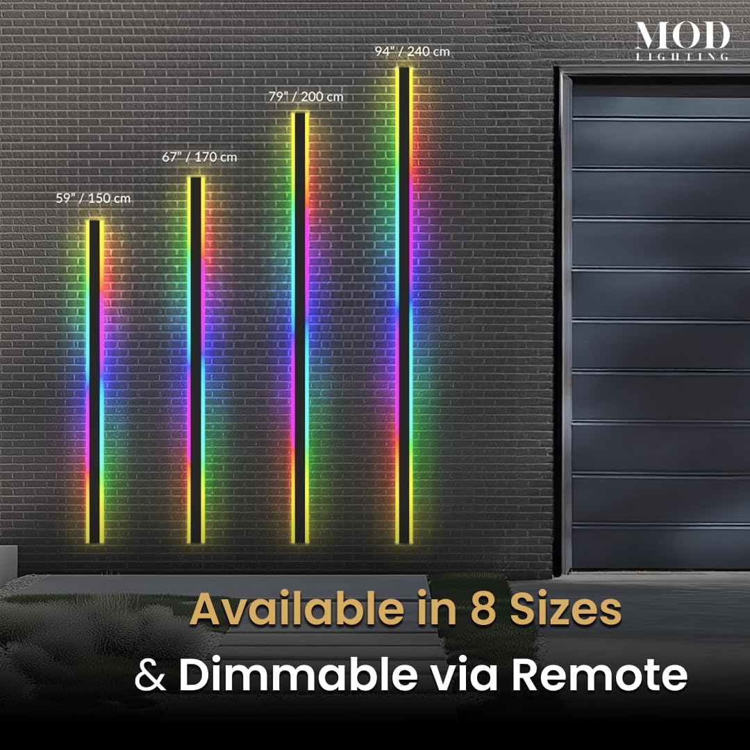 MOD LIGHTING 𝗠𝗢𝗗 𝗟𝗜𝗚𝗛𝗧𝗜𝗡𝗚 Haylen RGB Waterproof Outdoor Wall Lights - image 6