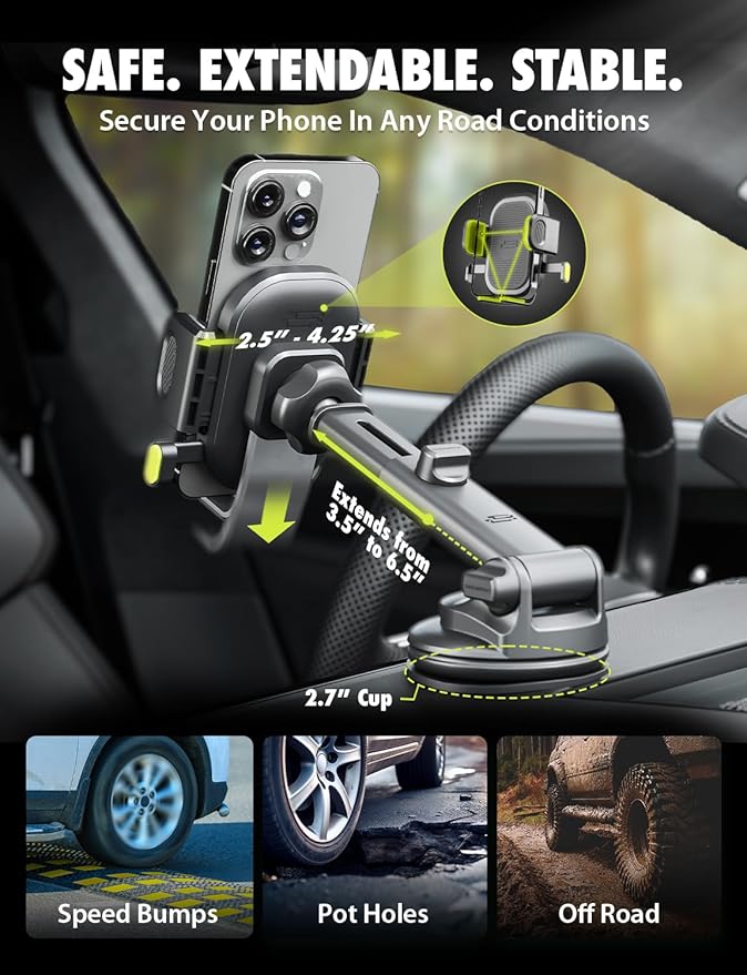 Bracketron Easy OneClick Cell Phone Holders for Your Car - Easy to Use - image 7