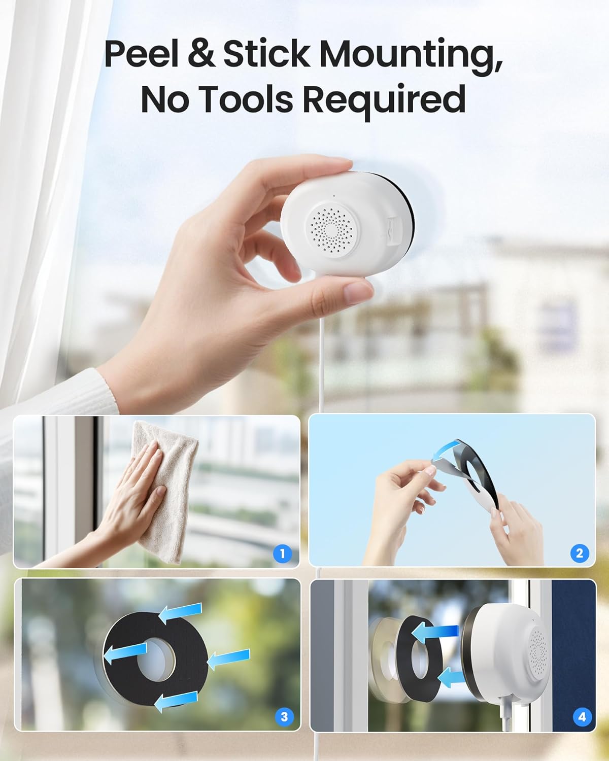 ZOSI C680 2K Window Security Camera with Full Color Night Vision - image 4