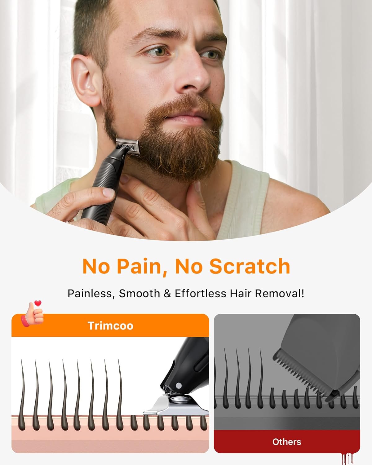 Trimcoo [2025 Upgraded] Body & Nose Hair Trimmer Kit - Everyday Use - image 6