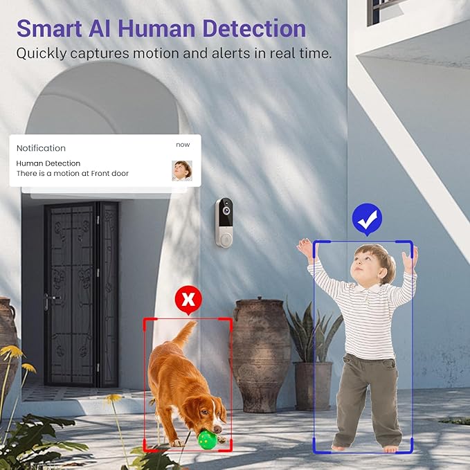 BoilNano 1080P Video Doorbell Camera Wireless, Cloud Storage - image 3