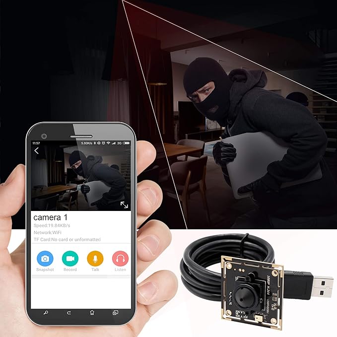 Hotpet 1080P USB Camera Module with IMX322/IMX323 Sensor 2MP Webcam - image 6