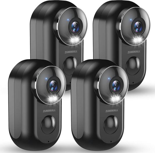 ZUMIMALL Security Cameras Wireless Outdoor, 4 Packs - Everyday Use - image 1