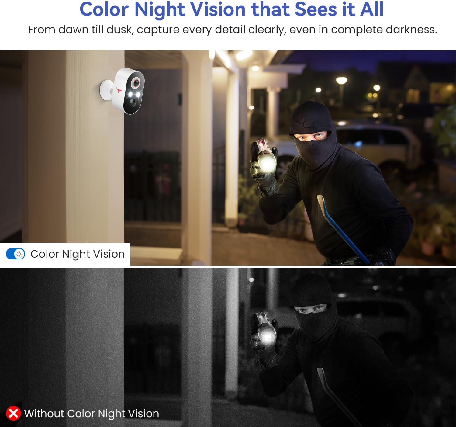 ClipBlur 1080p Wireless Security Camera, 2.4GHz Wi-Fi Only - image 8