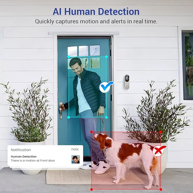 SwagBuzz 1080p Wireless Video Doorbell Camera with Night Vision - image 5