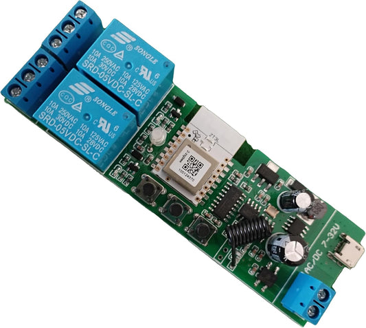 Huacaoe Zigbee 2 Channel 5V 12V Smart Relay Switch,Adjustable Self - image 1