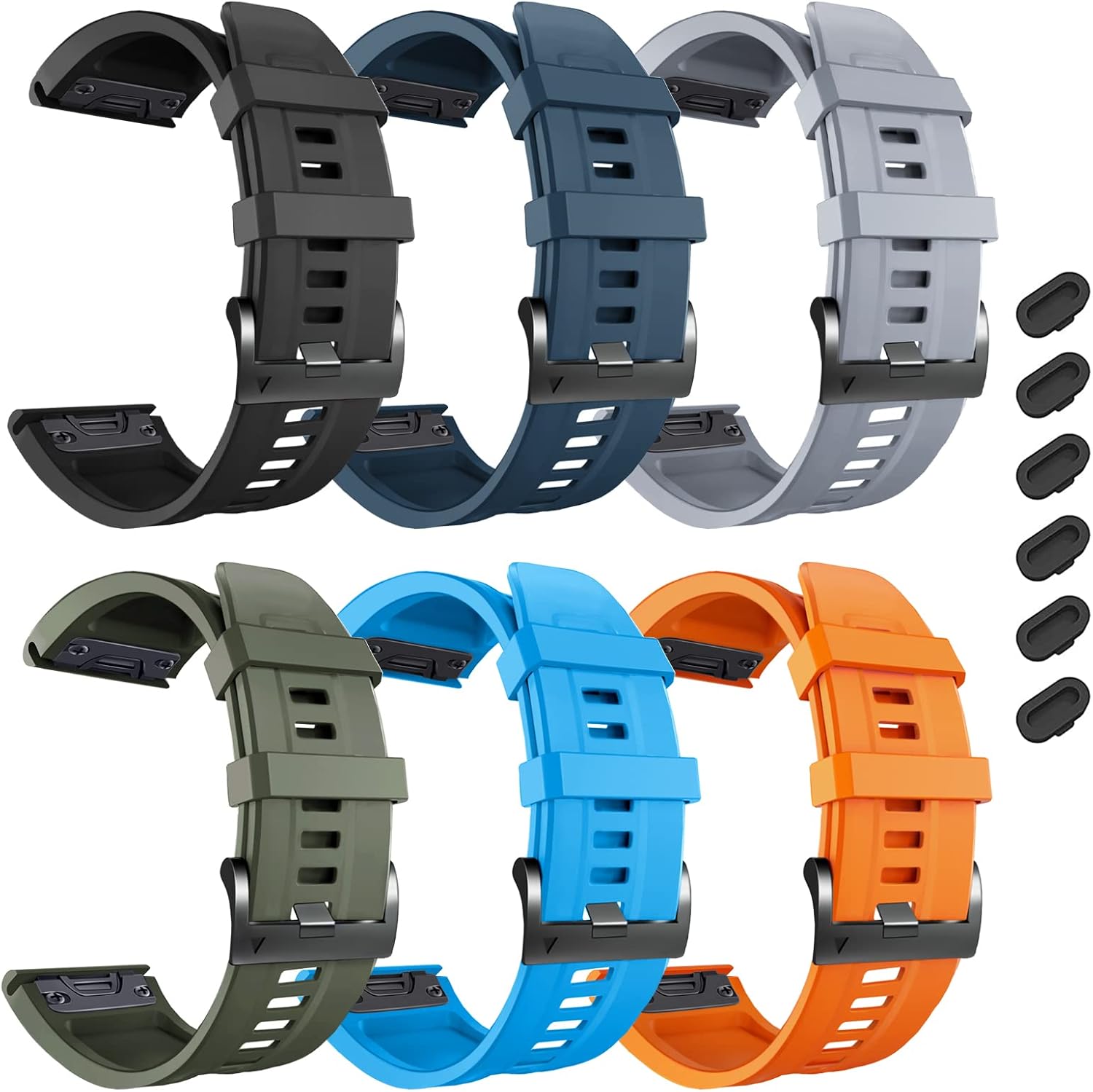 ZPJPPLX 26mm Compatible with Garmin Fenix 8 AMOLED 51mm/7X Pro/6X - image 1