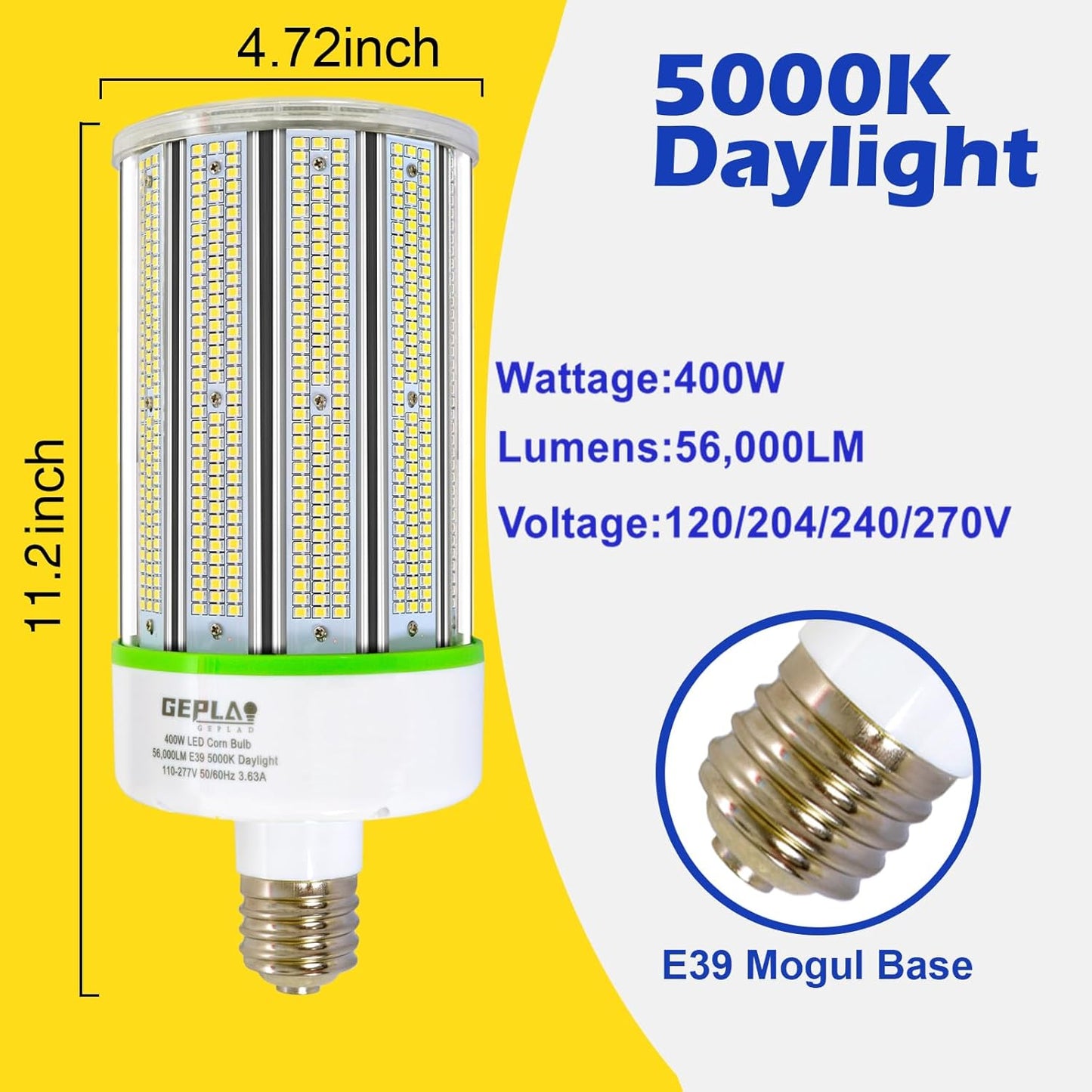 GEPLAD 1000W Equivalent LED Corn Bulb - image 4