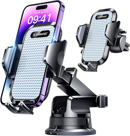 [Pro Version] VANMASS Universal Car Phone Mount [Super Suction Cup] - image 1