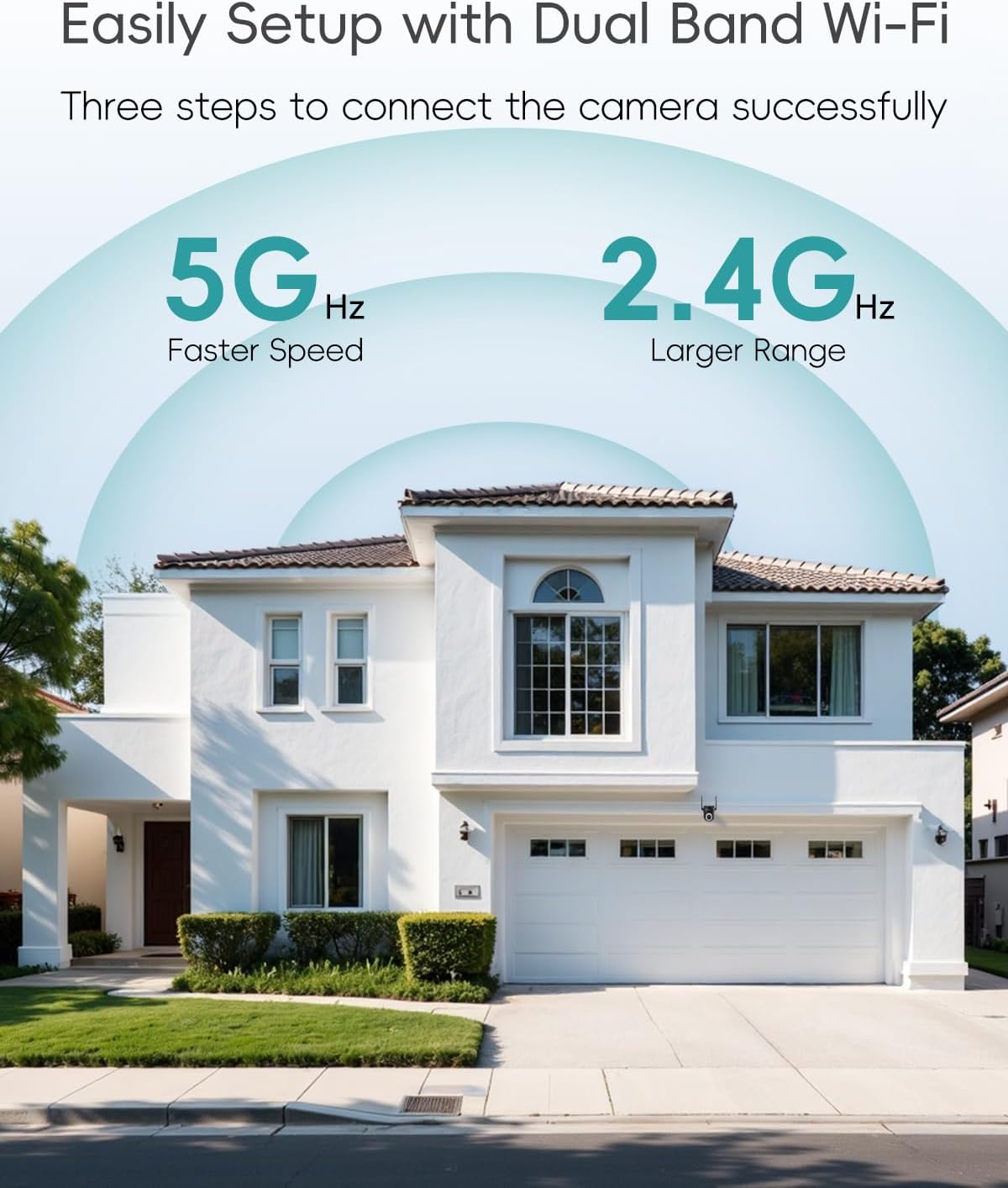 ZUMIMALL Cameras for Home Security 2-Pack (Black) - 2.4G/5G WiFi - image 6