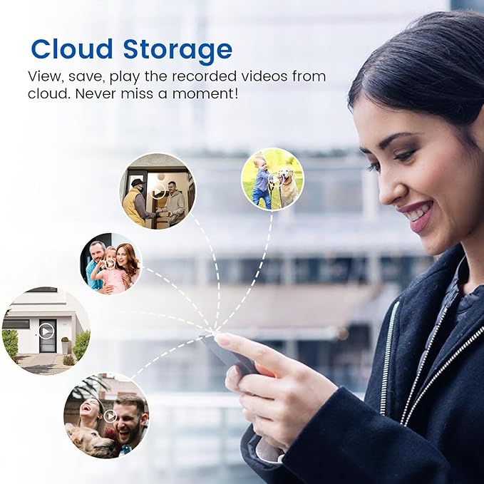 BITEPASS 1080p Video Doorbell Camera Wireless with Chime, AI Human - image 6