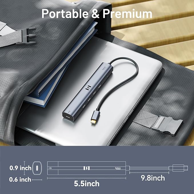 Selore&S-Global 10Gbps USB C Hub with 4K@60Hz Video Display, Selore 5 - image 7