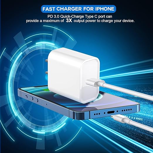 Articona 10FT iPhone Charger, iPhone 14 Fast Charging Block - image 4