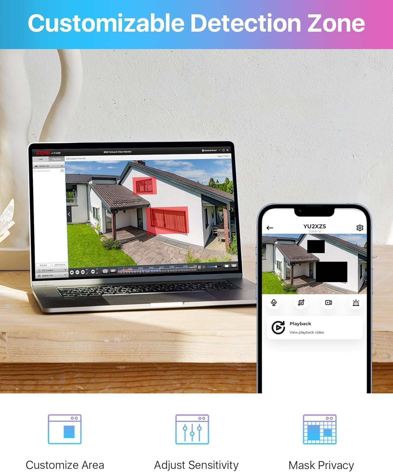 ZOSI H.265+ 3K Lite 8 Channel CCTV DVR with 1TB Hard Drive - image 5