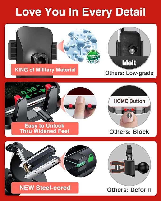 VANMASS 【2025 Strongest & Military-Grade Car Phone Mount 【Patent - image 6