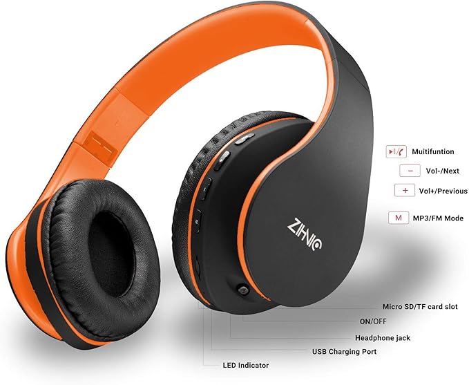 ZIHNIC Bluetooth Headphones Over-Ear - image 4