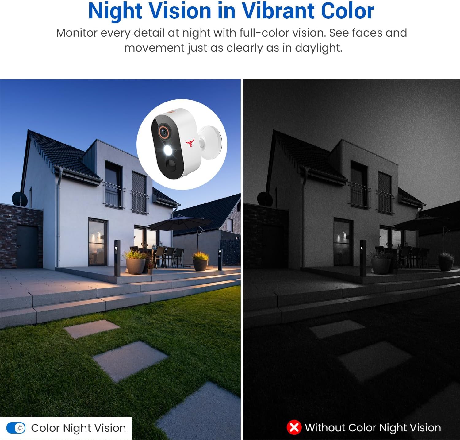 HubFlashy 1080P Outdoor Security Camera Wireless with 2-Way Talk - image 6