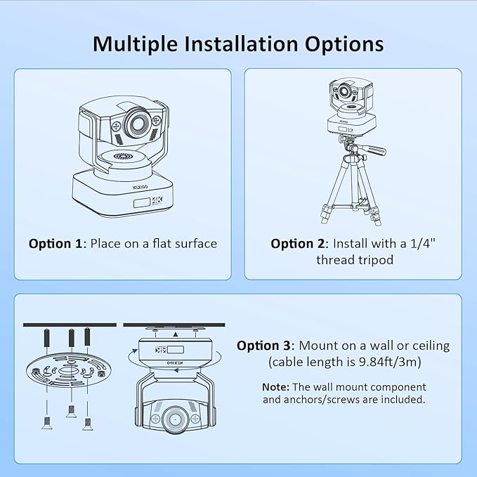 Zoom Certified, NexiGo N990 (Gen 2) 4K PTZ Webcam - Everyday Use - image 8
