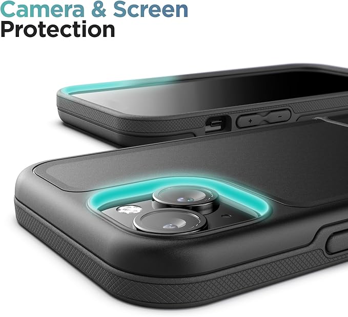 ENCASED Protective Belt Case Designed for iPhone 15 Plus with Holster - image 9