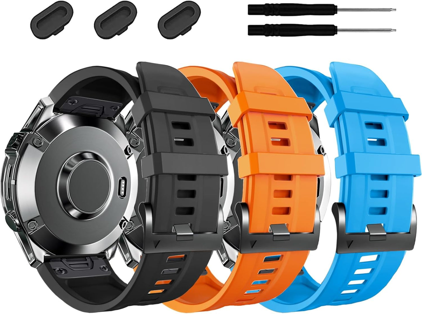 ZPJPPLX 26mm Compatible with Garmin Fenix 8 AMOLED 51mm/7X Pro/6X - image 7