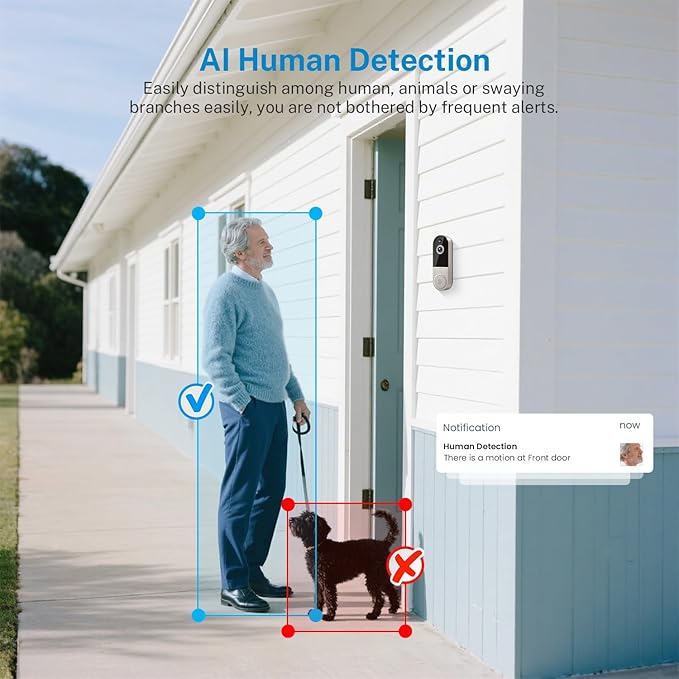 SearByte 1080p Wireless WiFi Smart Video Doorbell Camera with doorbell - image 6