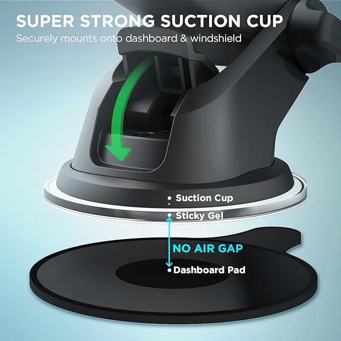 iOttie Easy One Touch Classic Dash & Windshield Universal Car Mount - image 5