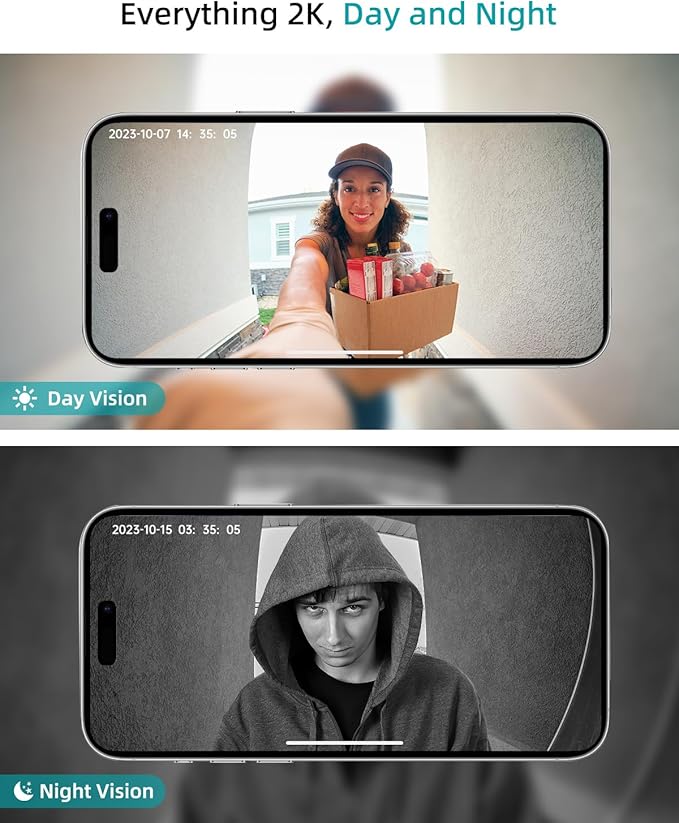 ZUMIMALL Doorbell Camera Wireless - 2K Video Doorbell Wireless - image 5