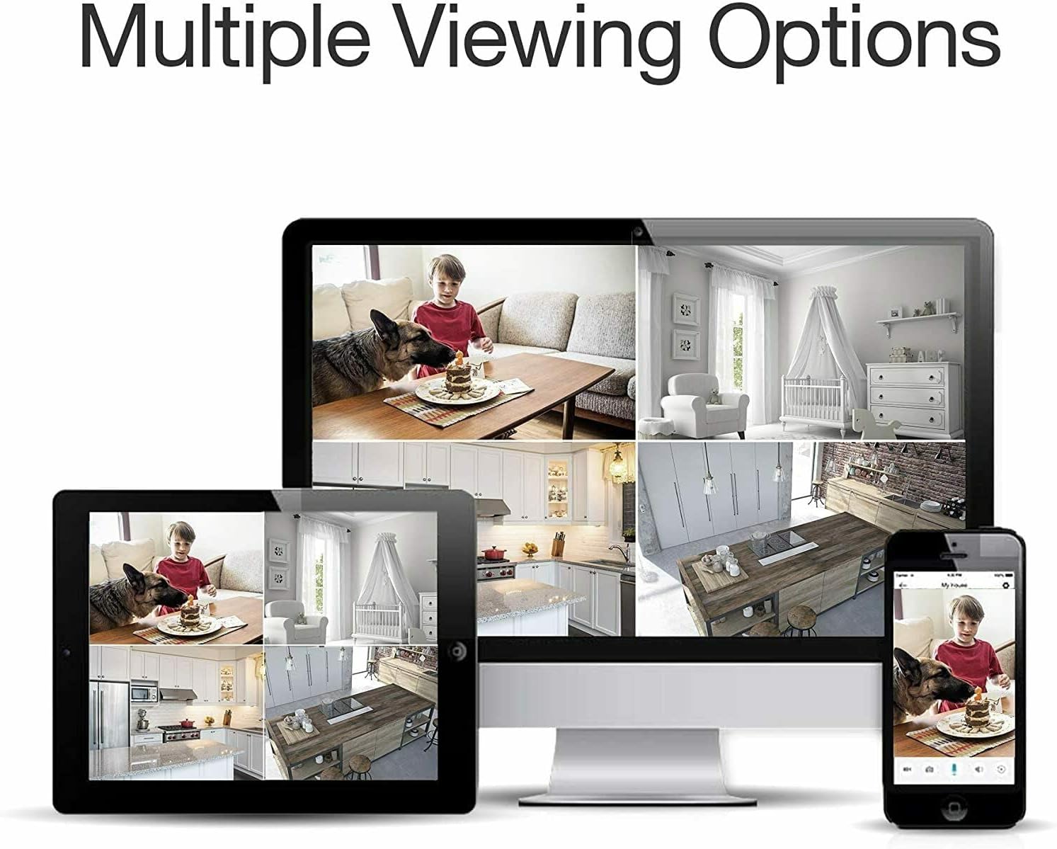 Zmodo 1080p 3pack Mini WiFi Camera, Two-Way Audio, Video Baby Monitor - image 6