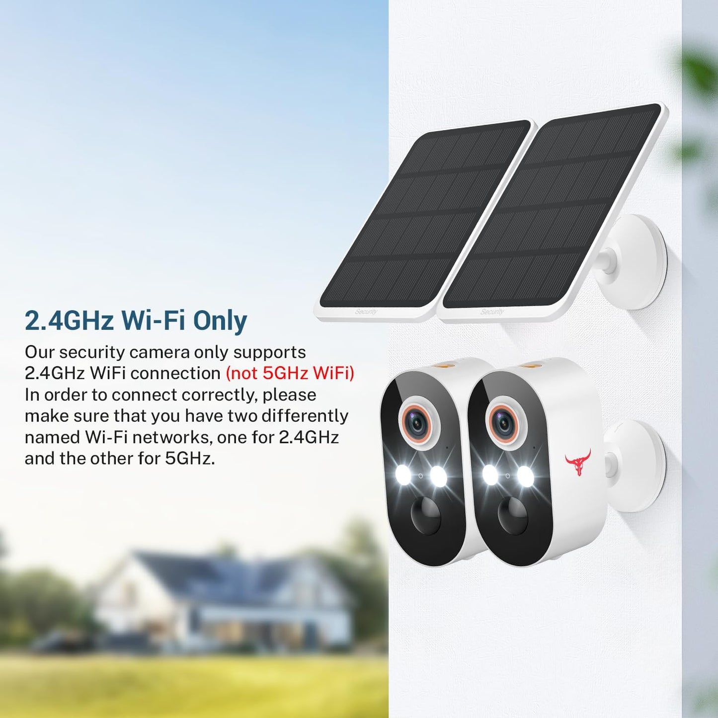 GlowPop 1080p Wireless Security Camera with Solar Panel, AI Human - image 8