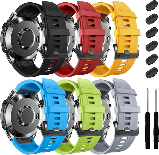 ZPJPPLX 22mm Quick-Fit Silicone Band Compatible with Garmin Fenix 8 - image 1