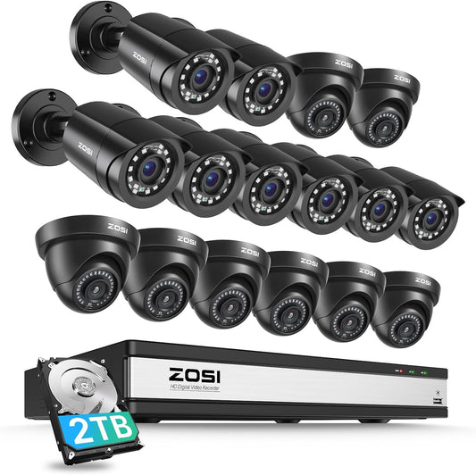 ZOSI 3K Lite 16CH Security Camera System with AI Human Vehicle - image 1