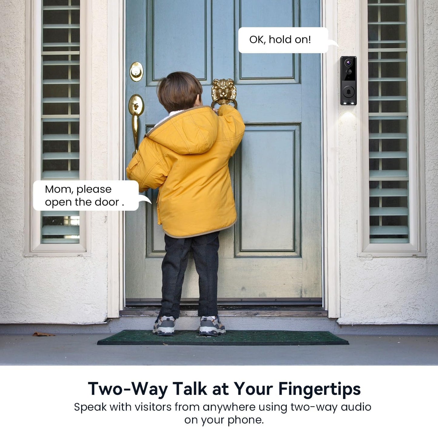 ClipBlur 1080P Dual Camera Wireless Video Doorbell with Doorbell - image 7