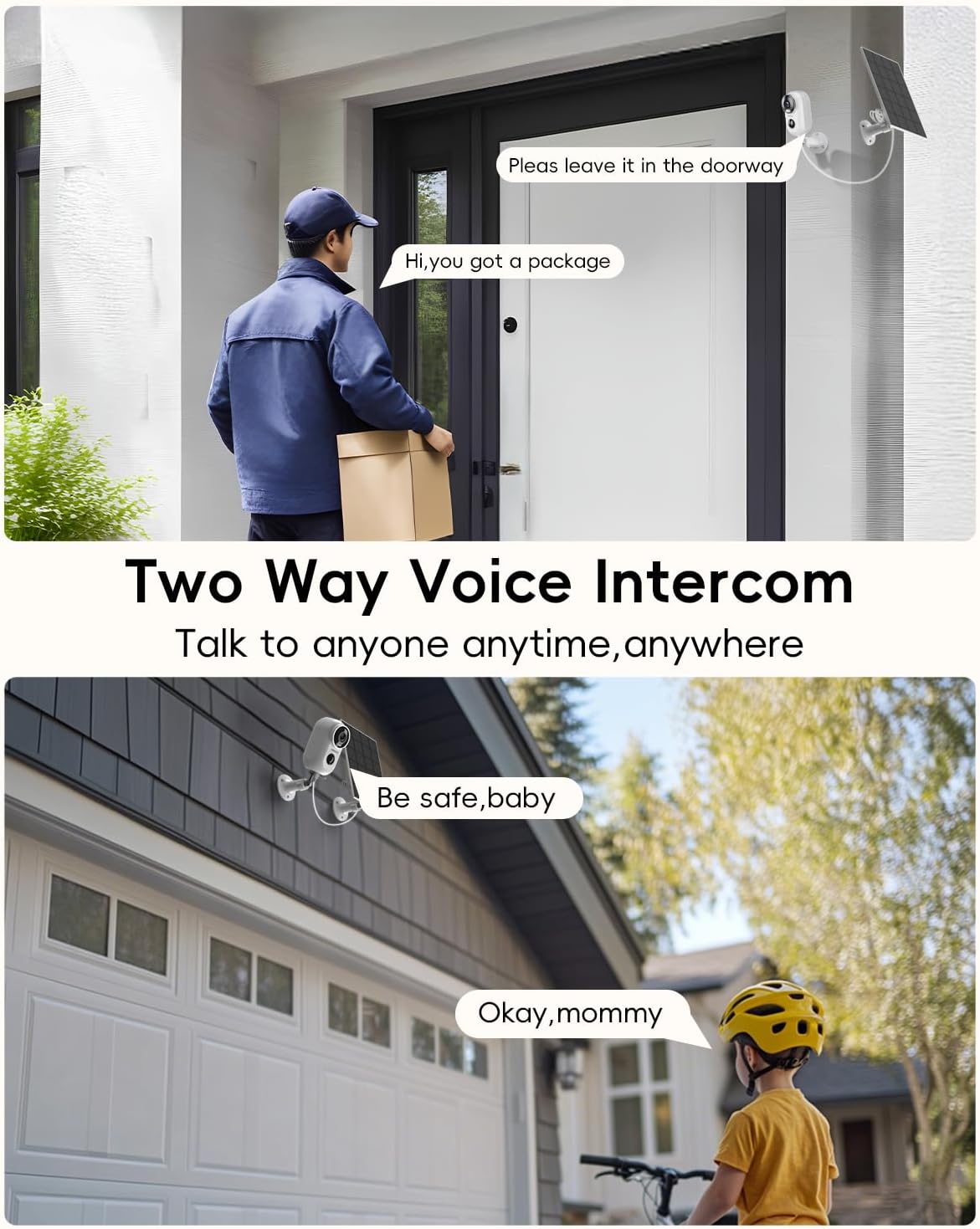 ZUMIMALL Solar Security Cameras Wireless Outdoor, 2Packs, Solar Camera - image 6