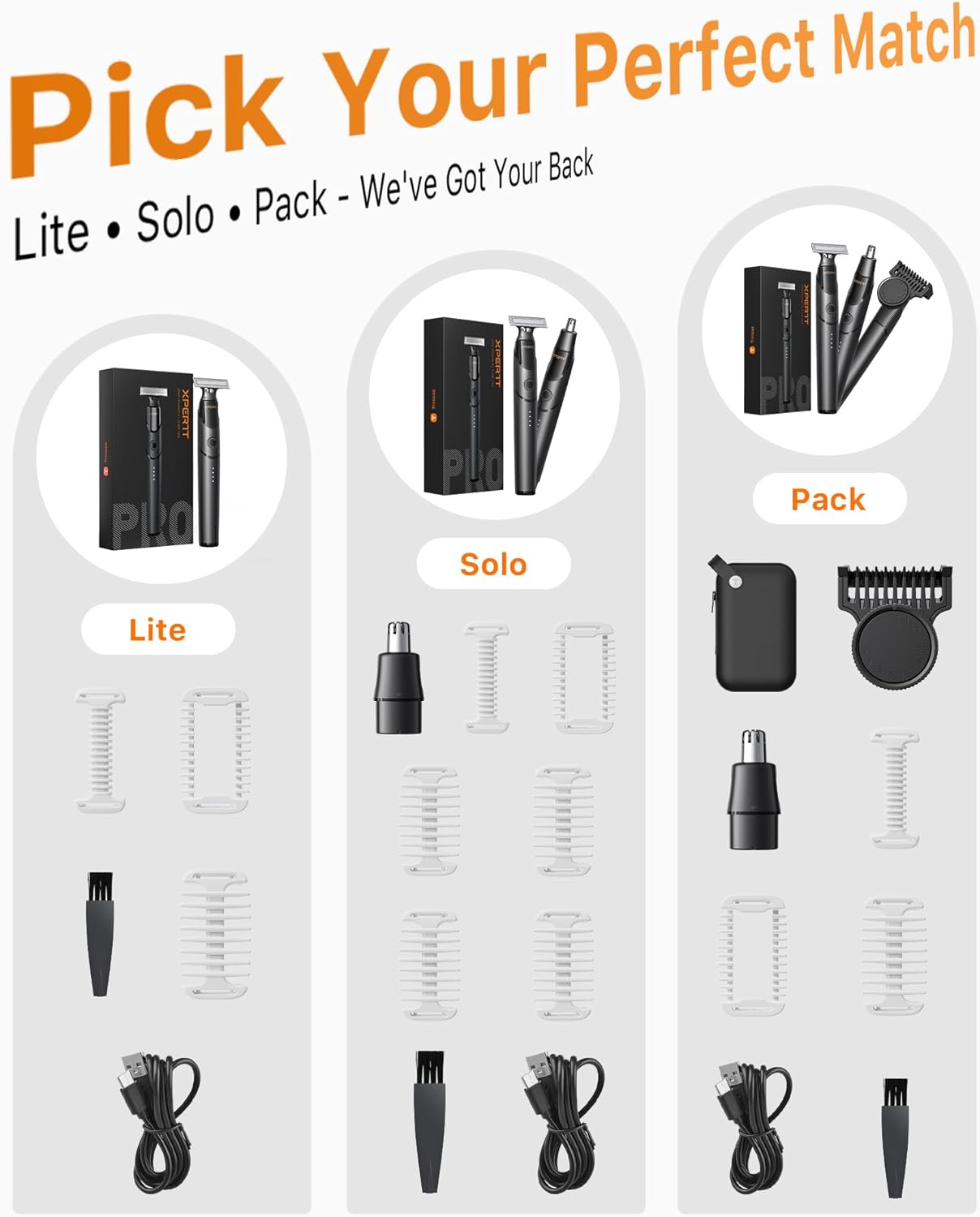 Trimcoo [2025 Upgraded] Beard & Nose Hair Trimmer Kit - Everyday Use - image 7