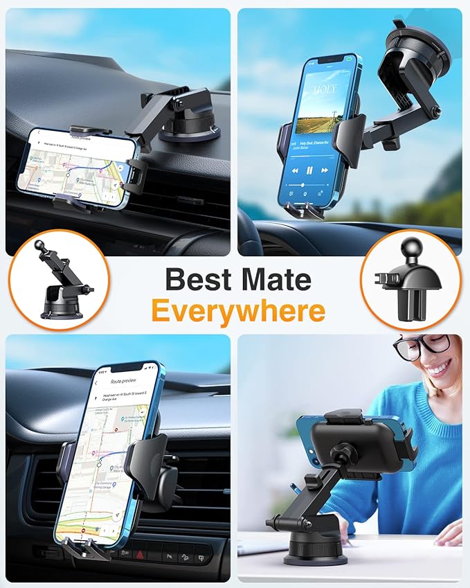 [Pro Version] VANMASS Universal Car Phone Mount [Super Suction Cup] - image 4