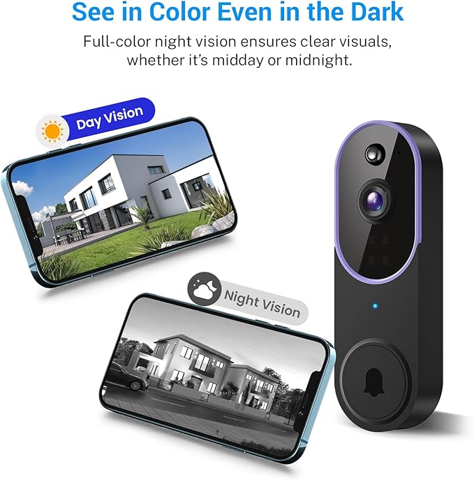 ByteBlaz 1080p Wireless Video Doorbell Camera, Smart AI Human - image 5