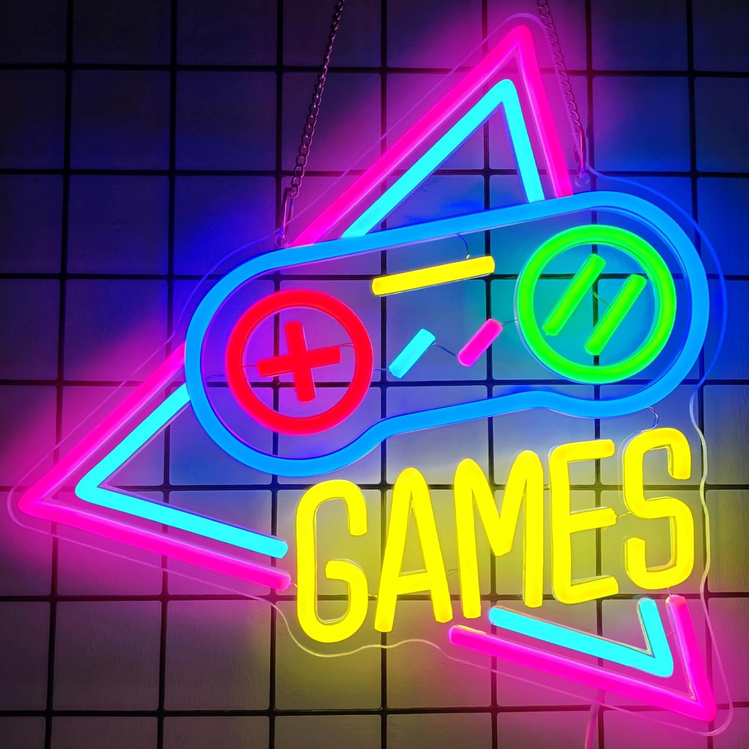 DEVICESHOPPING Zoaept Game Neon Sign for Wall Decor - Everyday Use - image 1