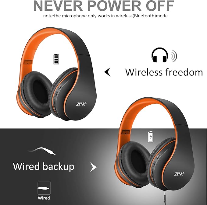 ZIHNIC Bluetooth Headphones Over-Ear - image 3